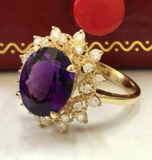 Natürlich Lila Amethyst Und