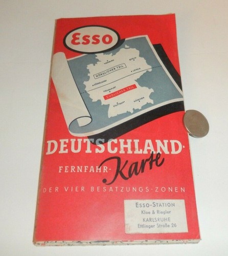 1950s esso deutschland road - 1950s,