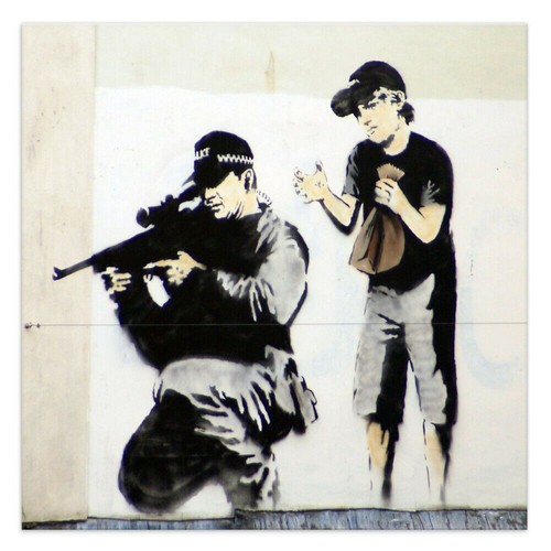 Banksy leinwandbilder - banksy,