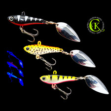 3x 20g JigSpin SpinnBait