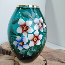 Glass vase with flowers