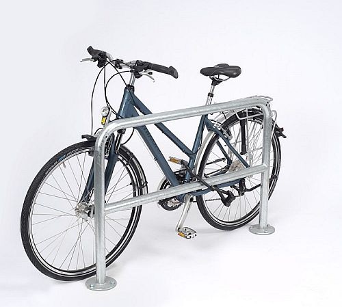 Fahrradständer mit knierohr - mit,