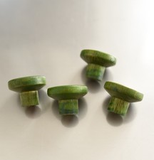 Vintage Holzgriffe BULTHAUP Möbelgriff Knauf Knopf Schrank Küche Schublade 70er