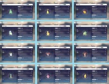 Alle 12 Shiny Elite Starter