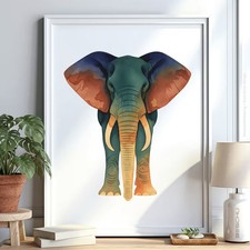 Elefant Safari v2 Schablone