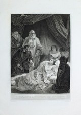 Queen Elizabeth I. Sterbebett