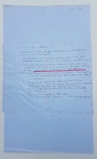 JOSEF ALBERS Originalautograph