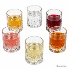 6x Shot Schnapsgläser 2cl 4cl