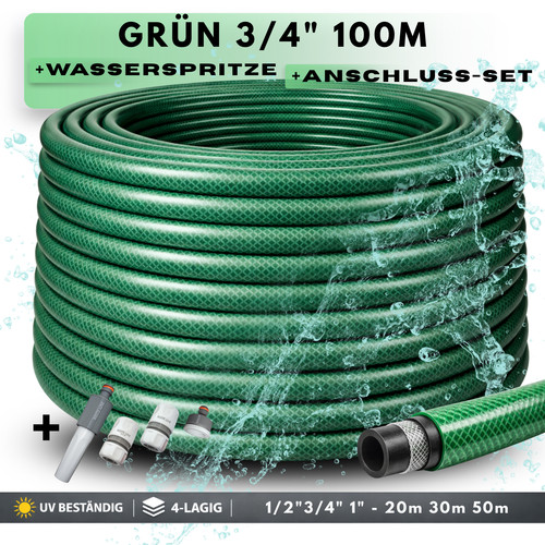 Gartenschlauch zoll 100m - gartenschlauch,