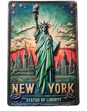 Deko Blechschild "Statue Of