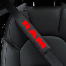 Für Dodge RAM Logo Embleme Leder Schulterschutz Aus Kfz-Sicherheitsgurte Auto