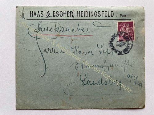 Briefumschlag reklame 1922 - reklame,