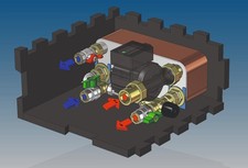 Frischwasserstation FWS-650 50 l/min. Plattenwärmetauscher Frischwassermodul