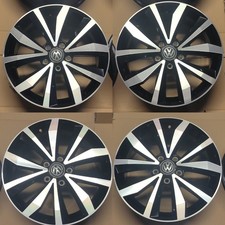 4x Original VW T-Roc 17 Zoll Alufelgen Mayfield (Schwarz) 7 x 17 ET45 2GA601025N