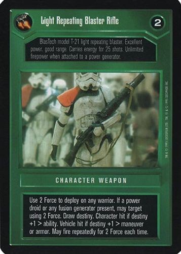 Light repeating blaster rifle - repeating,