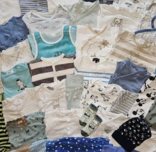 150 tlg Baby Erstausstattung  Paket Kleidung Sachen 50-68 Junge