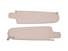 Satz Sonnenblenden Sonnenblende links & rechts Farbe Creme für VW Bus T2