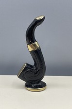 Alter Glutlöscher Pfeife Messing Bronze Figur 50er Jahre Aschenbecher Zubehör