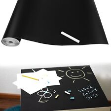 Tafelfolie Selbstklebend Schwarz Kreidefolie Beschriftbar Kreidetafel Kinder PVC