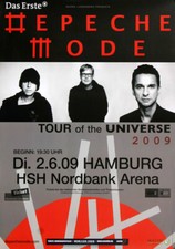 Depeche Mode - Hamburg, Hamburg 2009 | Konzertplakat | Poster