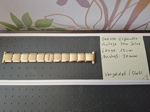 Uhrband dorado vintage 15 - uhrband, dorado,