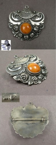 Jugendstil brosche - jugendstil,