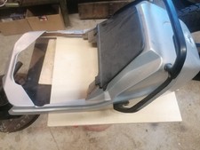 Heckverkleidung Silber /BMW R65 Monolever Bj. 1986
