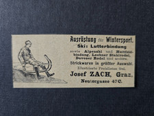 Werbung - Josef Zach, Graz -
