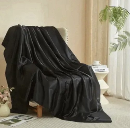 Kuscheldecke 200x200 schwarz - kuscheldecke,