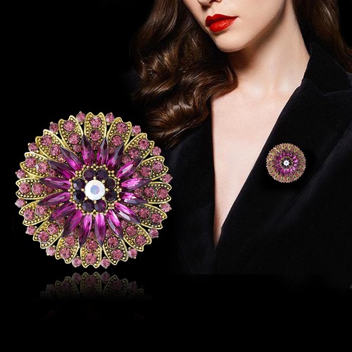 Damen sonnenblumen brosche - sonnenblumen,