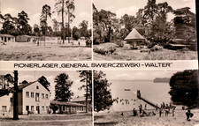 AK PRIEROS /HEIDESEE Pionierlager "General Swierczewski-Walter" 70er