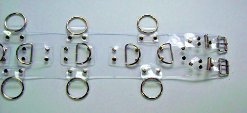 Transparenter bdsm taillengurt - transparenter,