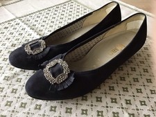 Hübsche Trachtenschuhe Wildleder Gr.  6,5