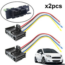 2x Für Fiat Punto Doblo Fiorino Widerstand Heizungsgebläse Gebläseregler Stecker