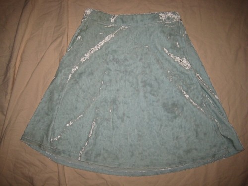 Vintage minirock glanz samt - minirock,