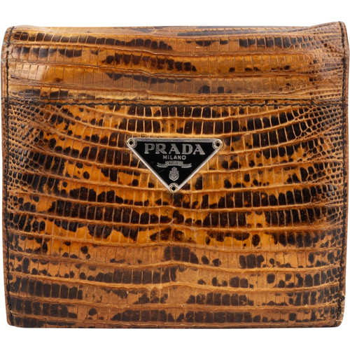 Prada lizard leather - prada, triangle