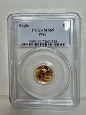 1986 Liberty Eagle G$5 - MS69