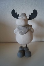 Dekoaufsteller - Elch - ca. 22 cm groß - gebraucht - leichte Gebrauchsspuren