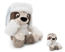 Nici 62422 Kuscheltier Faultier Izzy Icetumbler mit Mütze | Deutsch | Winter