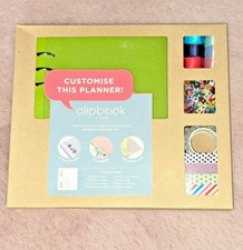 Filofax CLIPBOOK A5 Creative Kit Set Pear grün Notizbuch Organizer Budget Planer