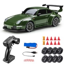 1:24 RC Drift Car 2 Speed Modes Ferngesteuertes Auto LED Beleuchtung Geschenk