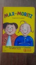MAX UND MORITZ "Ungekürzte Ausgabe"  Wilhelm Busch Buch, Pestalozzi Verlag 1970