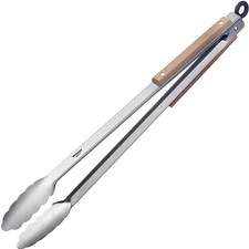 Lange edelstahl grillzange - edelstahl, (44