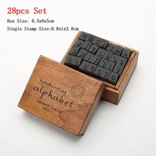 Vintage Holz Stempelset