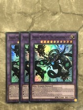 Yugioh 3x Playset Arkane Macht EX der Chaosherrscher Super Rare SUDA-DE034