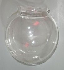 Alter Kugel Lampenschirm Lampenglas Ersatzglas transparent 1930er true vintage