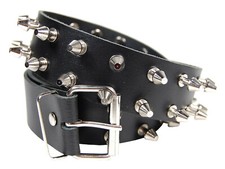 Ledergürtel mit 2 reihigen