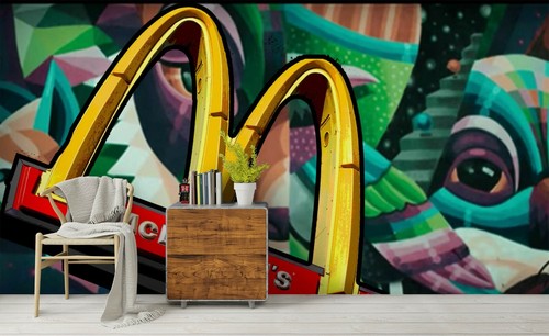 Graffiti mcdonalds tapete - mcdonalds,