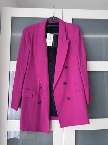 Zara damen blazer pink magenta - zara,