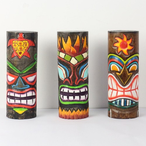 3er set tiki - tiki, figuren